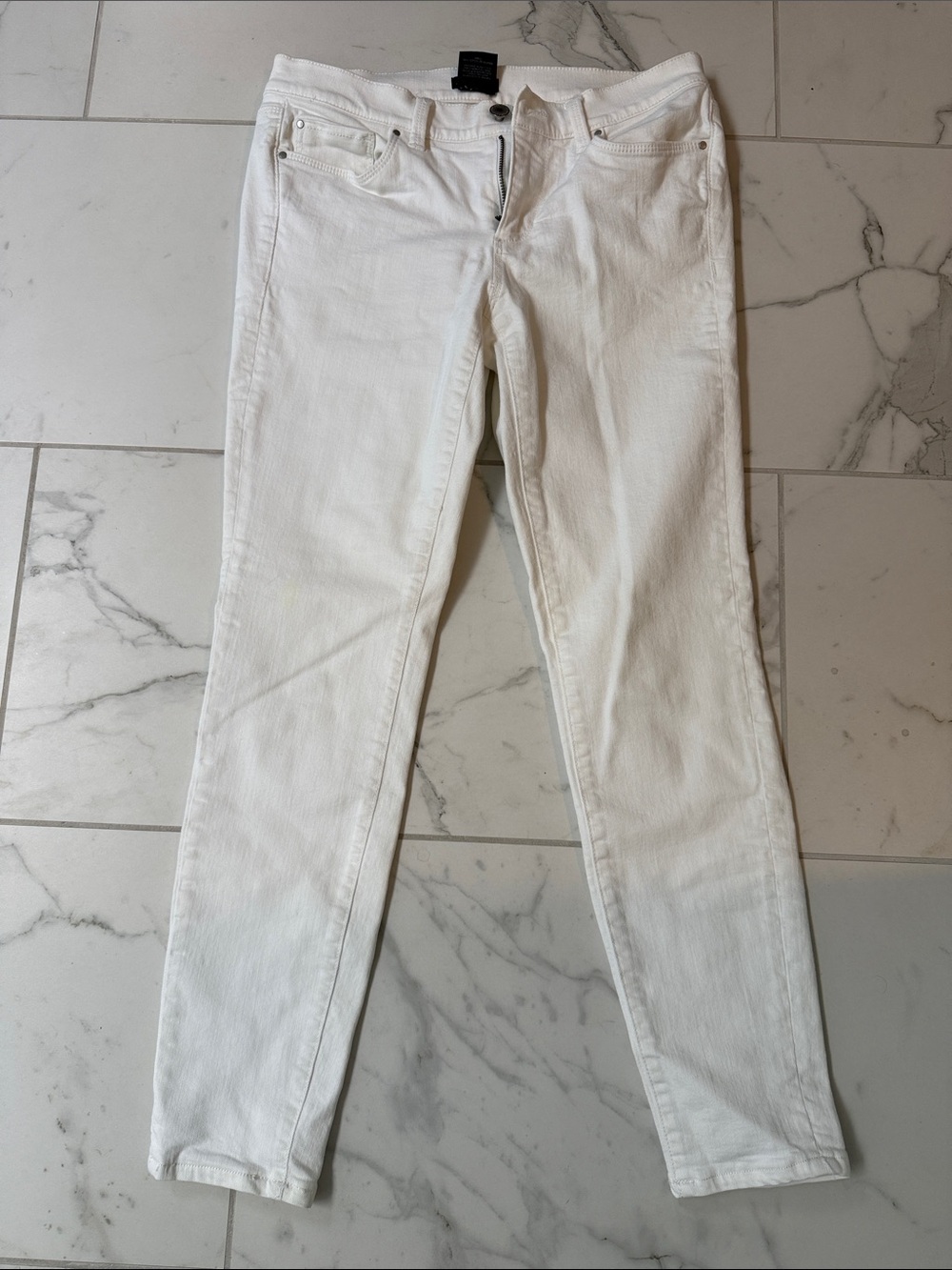 Ann Taylor White Women’s Skinny Jeans
